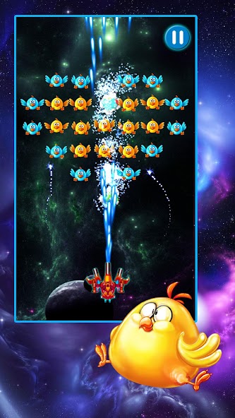 Chicken Shooter: Galaxy Attack Mod Screenshot1