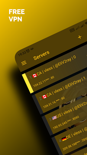 Gold V2ray Fast & Secure VPN Screenshot1