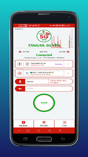 TANGAIL 5G VPN Screenshot1