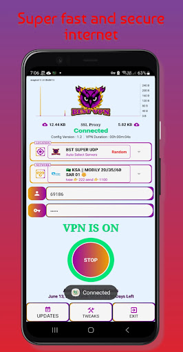 BST SUPER UDP - FAST VPN Screenshot1