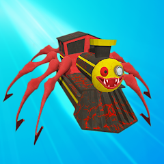 Merge Spider Train Mod APK