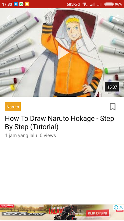 Tutorial Drawing Anime Naruto Screenshot1