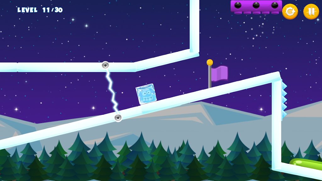 Icy Purple Head - Super Slide Dash Screenshot4