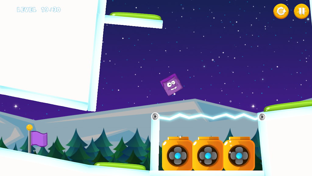 Icy Purple Head - Super Slide Dash Screenshot1