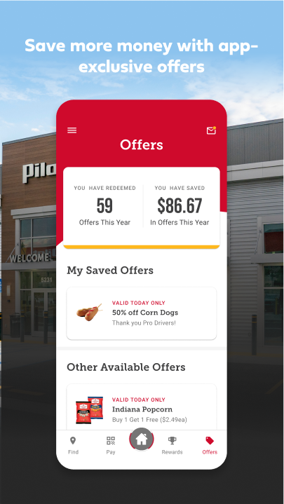 Pilot Flying J: myRewards Plus Screenshot4