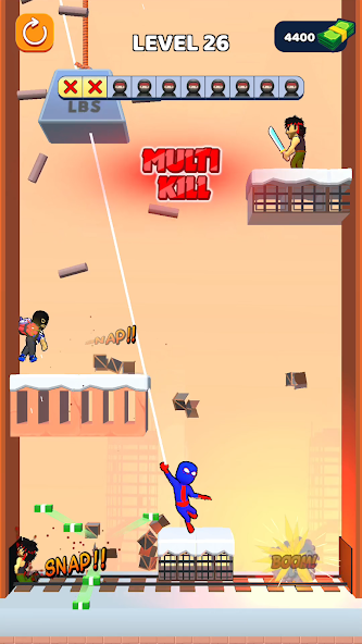 Web Shooter Hero Swing Fight Mod Screenshot4