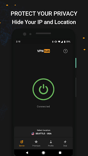 VPNhub - Unlimited & Secure Screenshot2