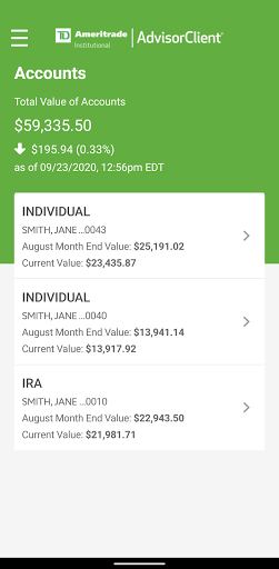 TD Ameritrade Advisor Client Screenshot3