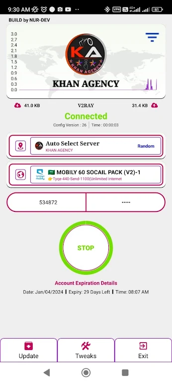 KHAN AGENCY VPN Screenshot1