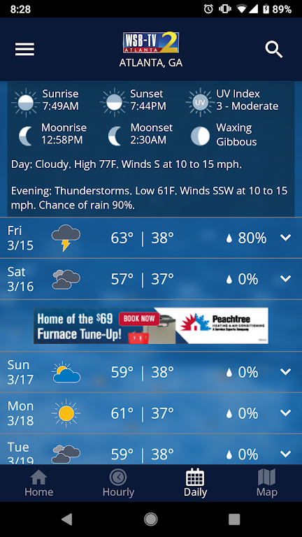 WSB-TV Weather Screenshot3