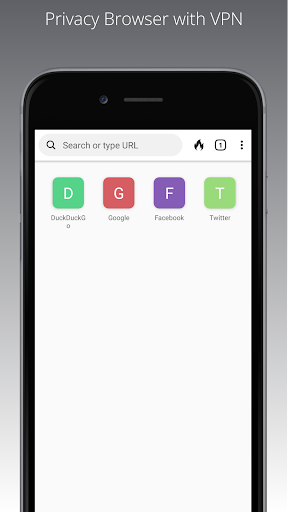 Privacy Browser with VPN Screenshot1