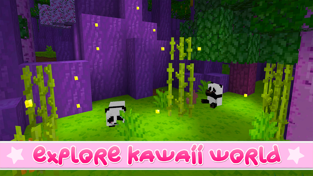 Kawaii World - Craft and Build Mod Screenshot2