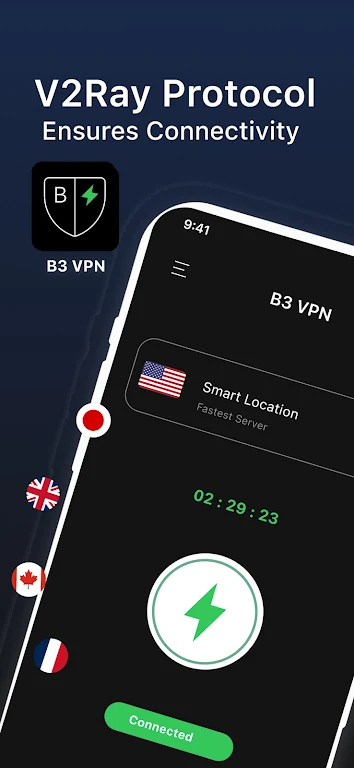 B3 VPN : Fast Secure V2ray VPN Screenshot1