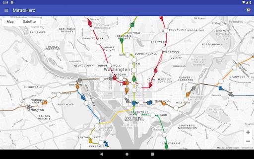 MetroHero: WMATA DC Metrorail Screenshot1