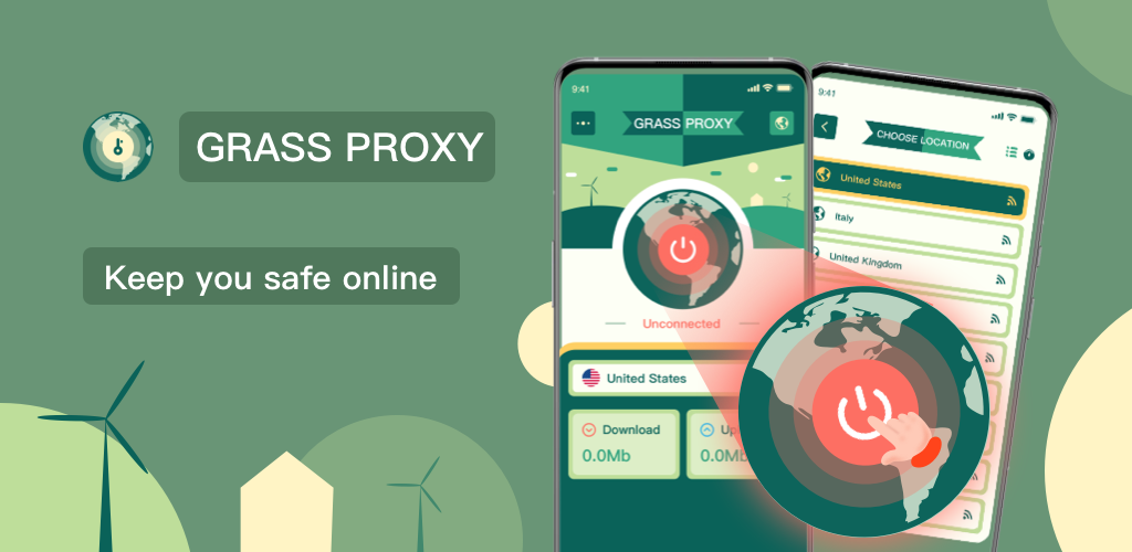 Grass Proxy - Fast VPN &Secure Screenshot1