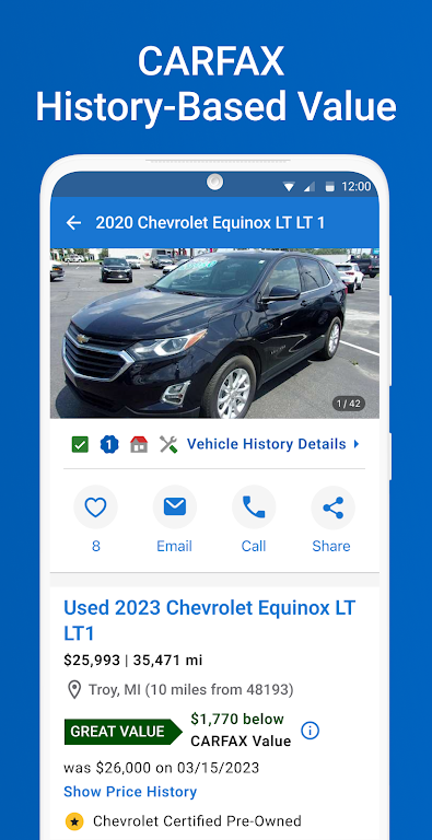 CARFAX - Shop New & Used Cars Screenshot3