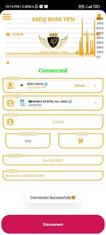 ASEQ BOSS VPN Screenshot1