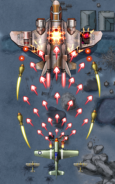 1941 AirAttack: Airplane Games Mod Screenshot3