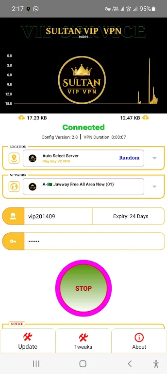 SULTAN VIP VPN Screenshot2