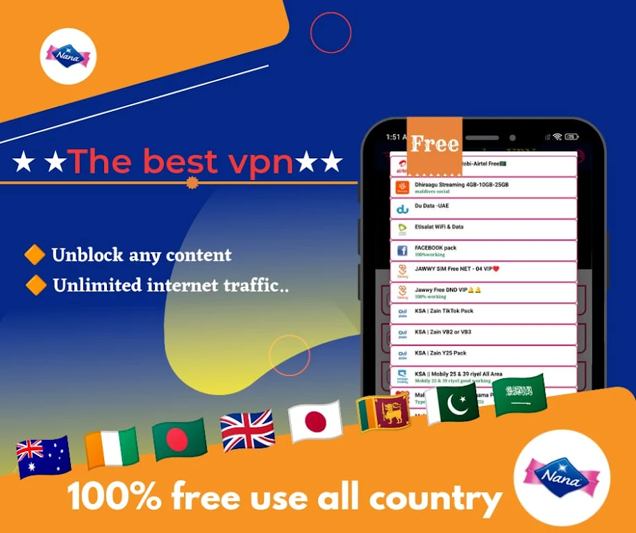 NaNa Plus vpn Screenshot3