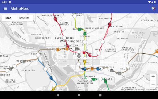 MetroHero: WMATA DC Metrorail Screenshot3