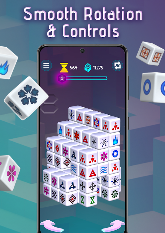 Mahjong Dimensions: 3D Puzzles Screenshot2