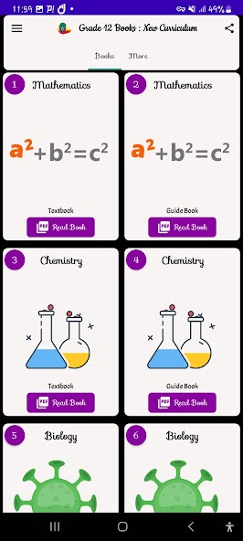 Grade 12 Books: New Curriculum Mod Screenshot1