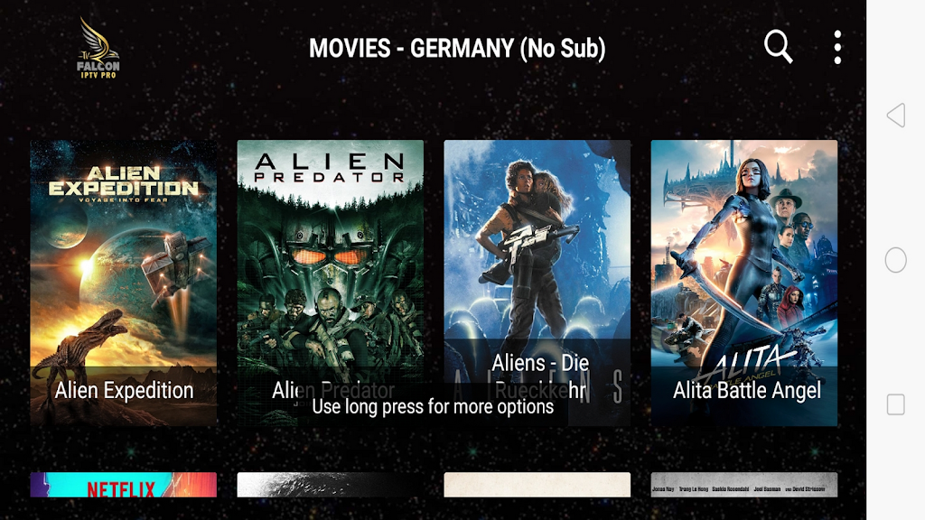 FALCON IPTVPRO Screenshot3