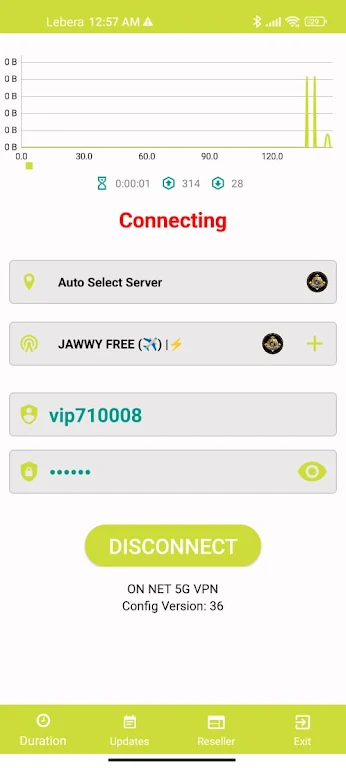 ON NET 5G VIP VPN Screenshot1