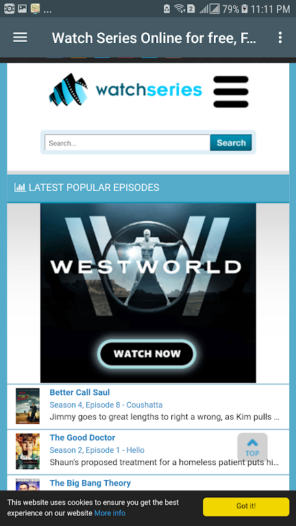 watchseries online Screenshot3