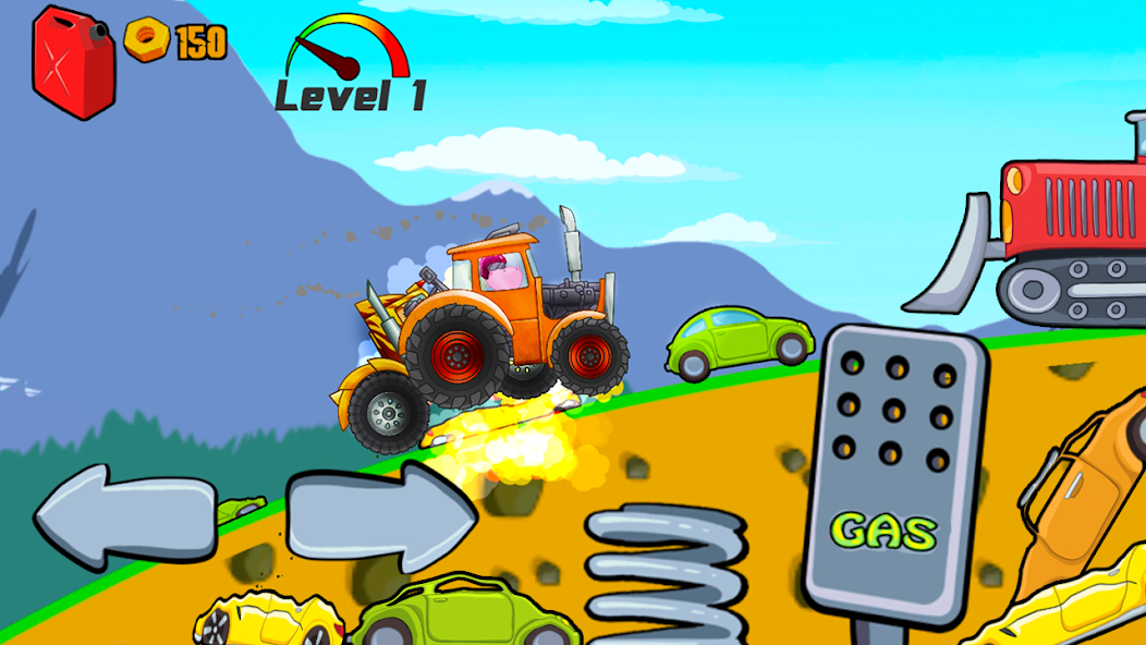 Kids Monster Truck Racing Game Mod Screenshot3