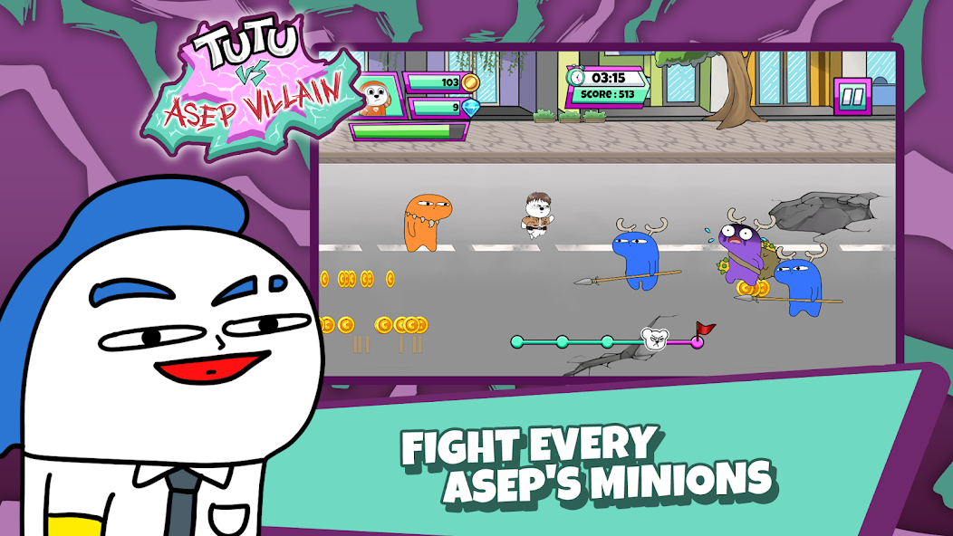 Tutu VS Asep Villain Mod Screenshot4