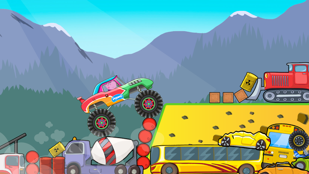 Kids Monster Truck Racing Game Mod Screenshot2