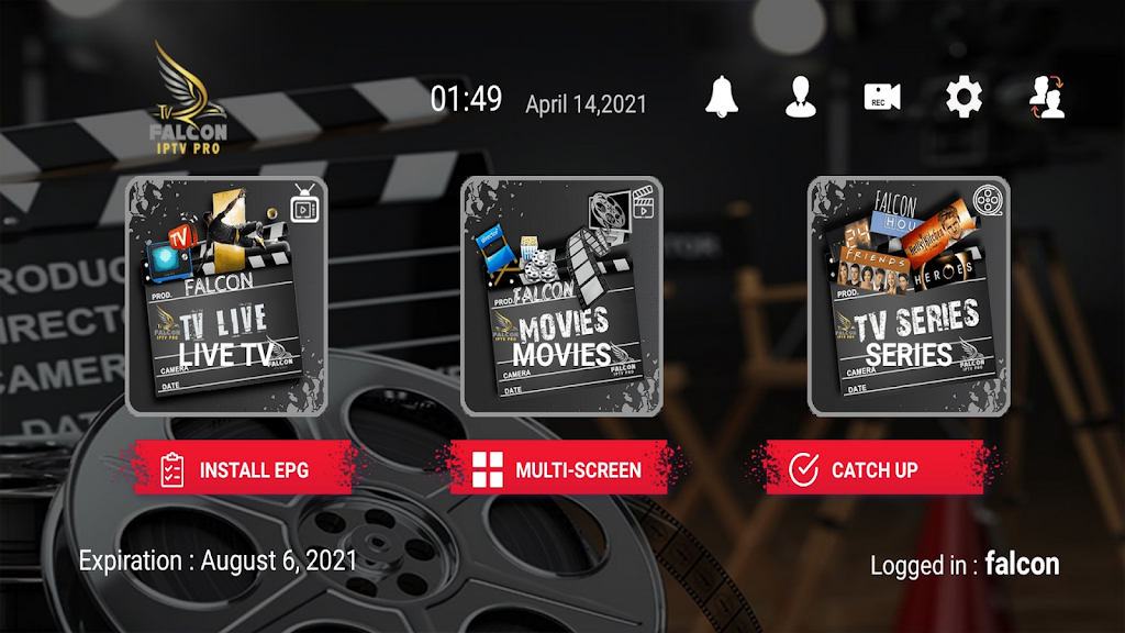FALCON IPTVPRO Screenshot2