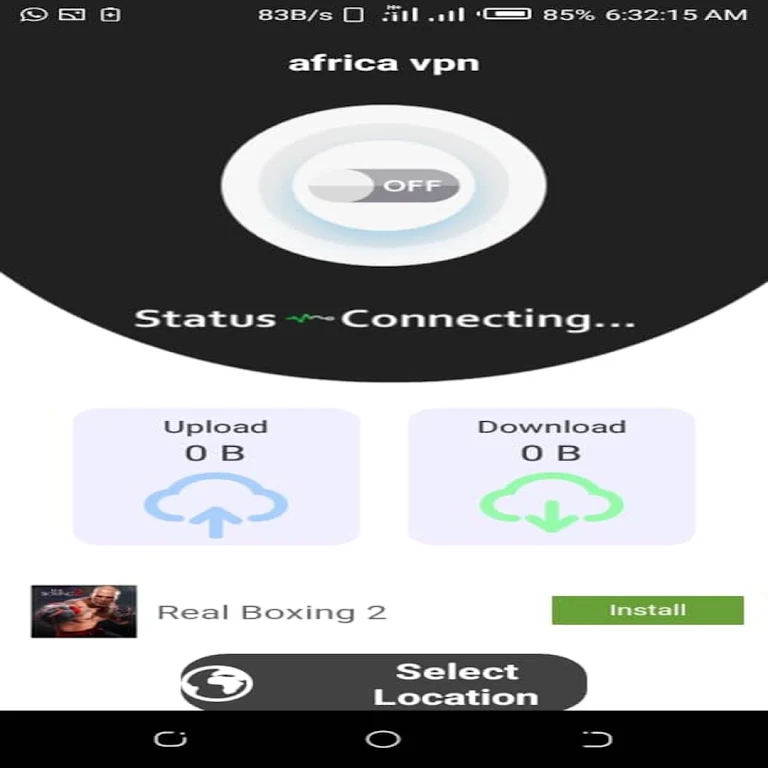 AFRICA VPN Screenshot1