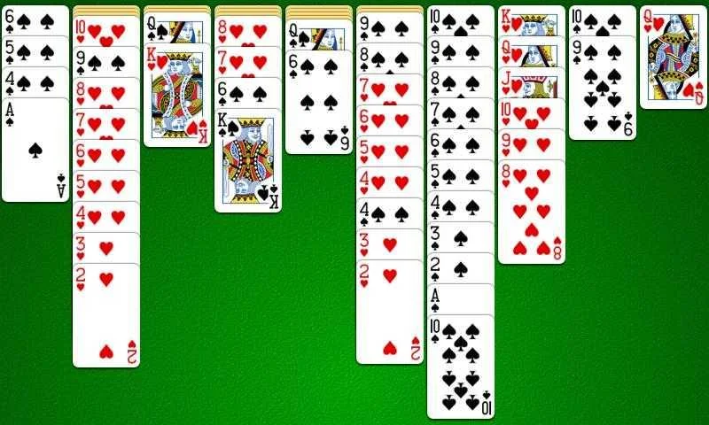 Spider Solitaire - 4 Suit Screenshot3