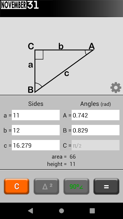 Triangle Calculator Screenshot3