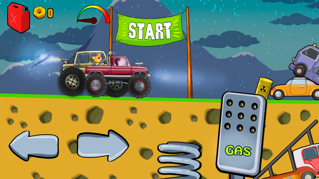 Kids Monster Truck Racing Game Mod Screenshot1