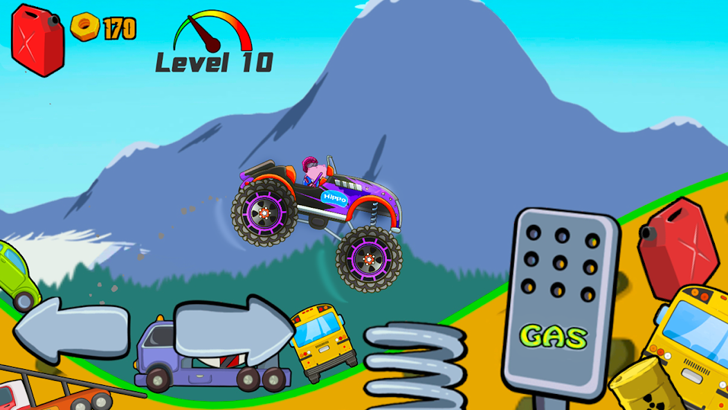 Kids Monster Truck Racing Game Mod Screenshot4