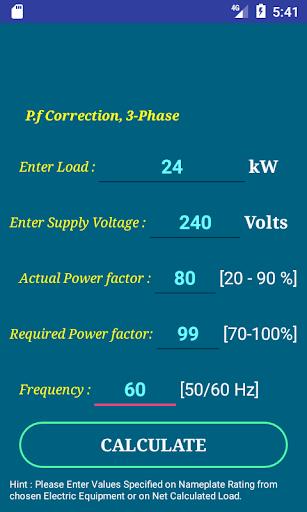 PEC Conductor Size Calculator Screenshot2