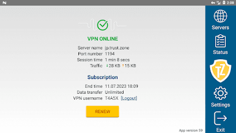 Trust.Zone VPN - Anonymous VPN Screenshot12