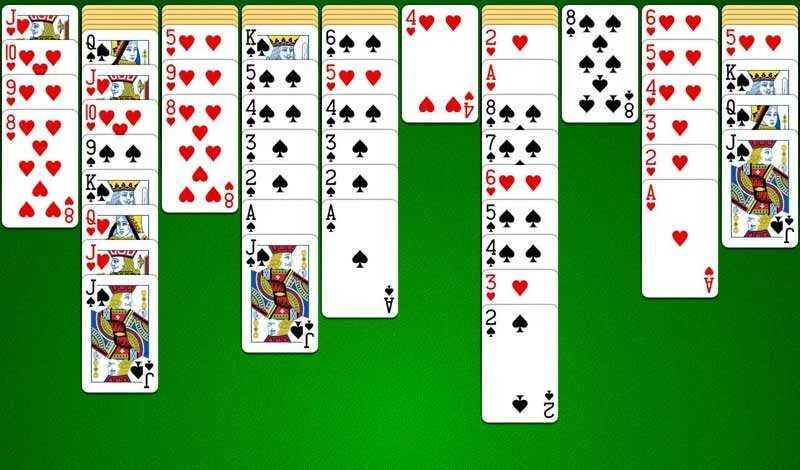 Spider Solitaire - 4 Suit Screenshot1