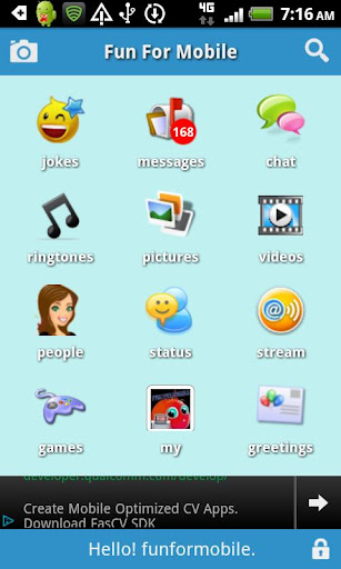 FunForMobile Ringtones & Chat Screenshot1