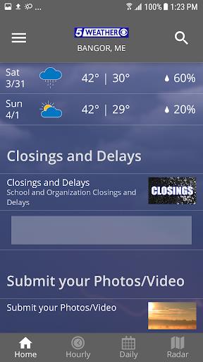 WABI TV5 Weather App Screenshot2