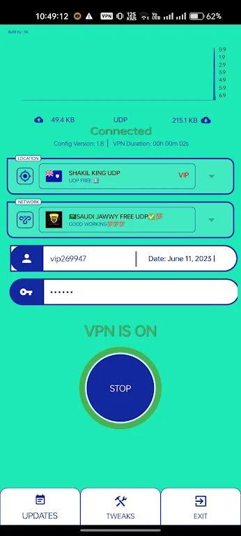 SHAKIL KING UDP - Secure VPN Screenshot4