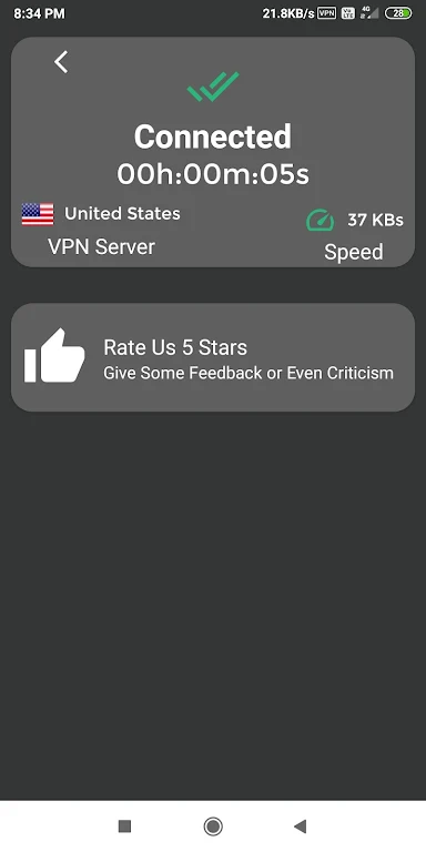 USA VPN - Safe & Secure VPN Screenshot3