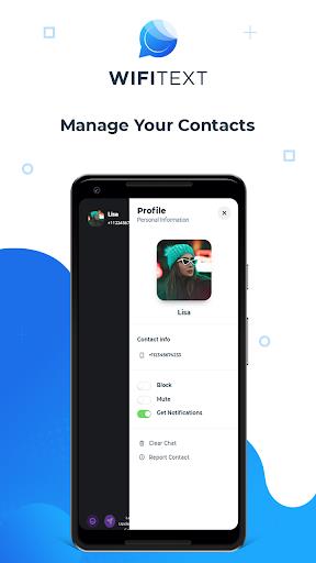 WiFiText: Send SMS + MMS Texts Screenshot3