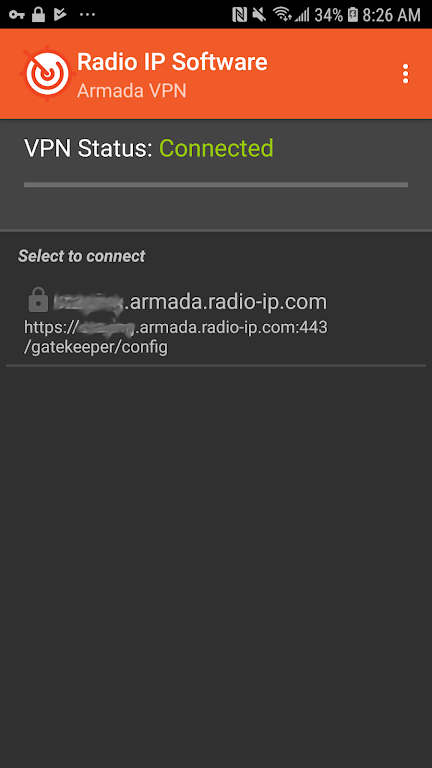 Radio IP Armada Mobile VPN Screenshot1