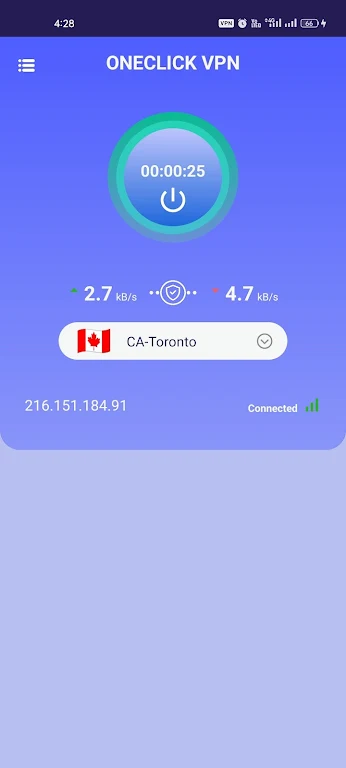 OneClick VPN - Turbo VPN App Screenshot3