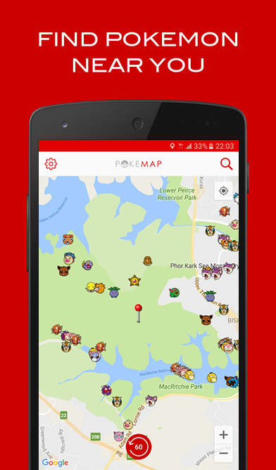 Map for Pokemon GO - PokeMap Screenshot1